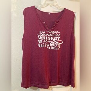 NWOT plus size sleeveless shirt 4X